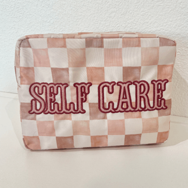 Self Care - Dusty Rose XL Nylon Bag - Image 3