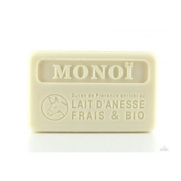 Au Savon de Marseille - Monoï - French soap with organic Donkey Milk 100g - Image 3