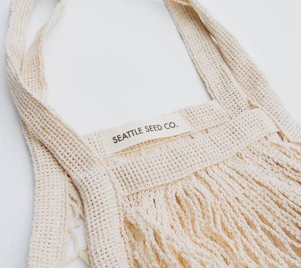 Seattle Seed Co. - French Market Tote - Farmer's Market Cotton String Bag - Image 4