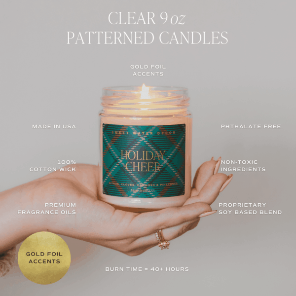 Warm and Cozy 9 oz Soy Candle - Image 5