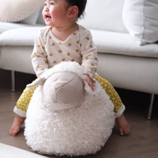 BAA BAA Sheep POUFF: Taupe - Image 3