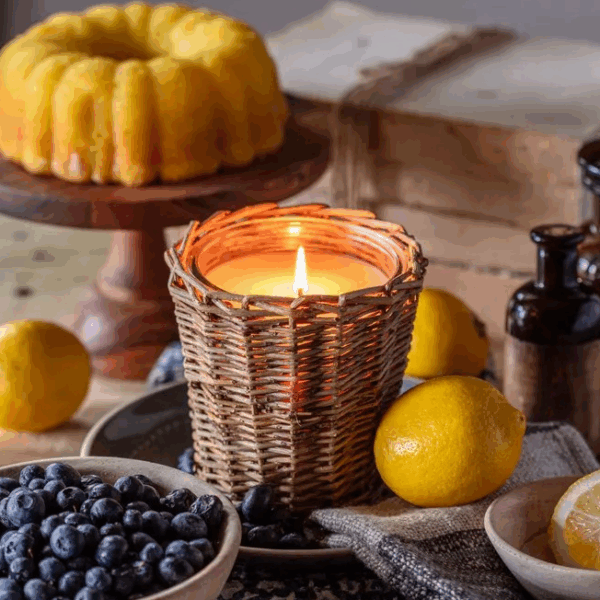 Lemon Blueberry Pound Cake Candle