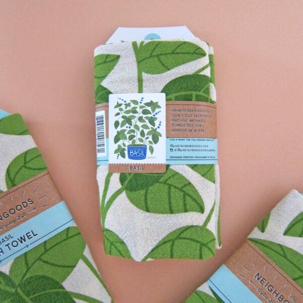 Basil Tea Towel - Image 4