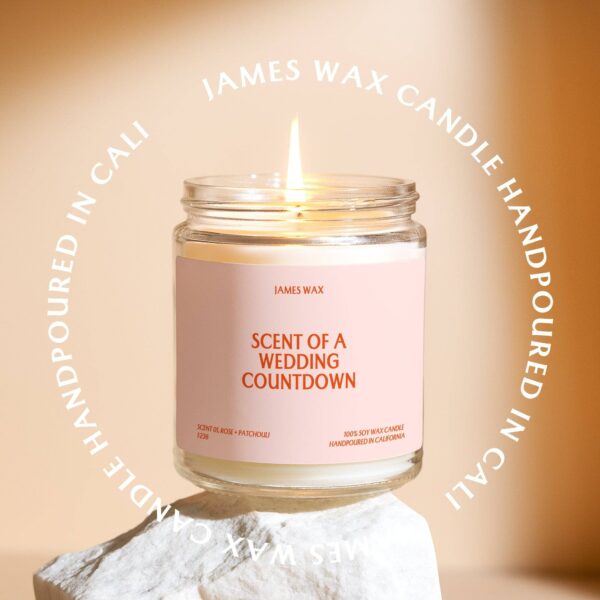 Bride Gift Wedding Countdown Candle - Image 4