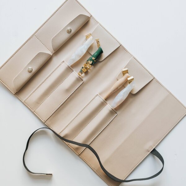 Calligraphy Pen Roll: Beige - Image 3