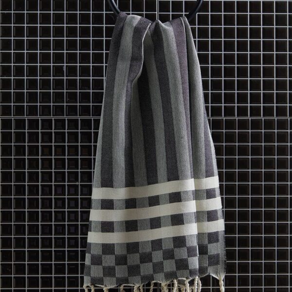 Anatlya Turkish Hand Towels Lokum Grey - Image 6