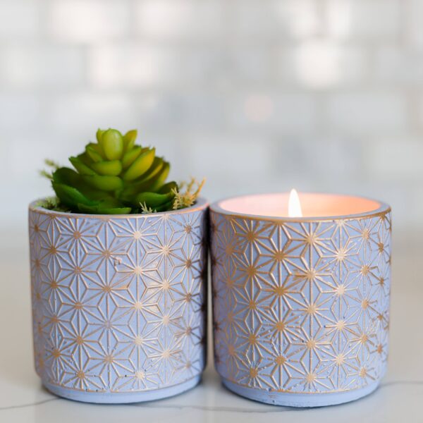 Lavender Fields Concrete Candle 15oz - Image 3