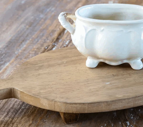 Round Low Riser With Handle