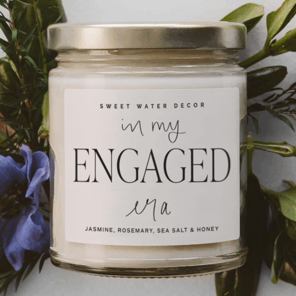 In My Engaged Era Soy Candle - Home Decor & Gifts - Image 2
