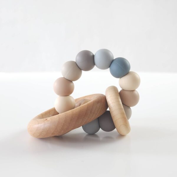 Bannor Toys - Saturn Ring Wooden Baby Teethers