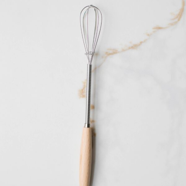 Vintage Mini Whisk with Wood Handle - Image 4
