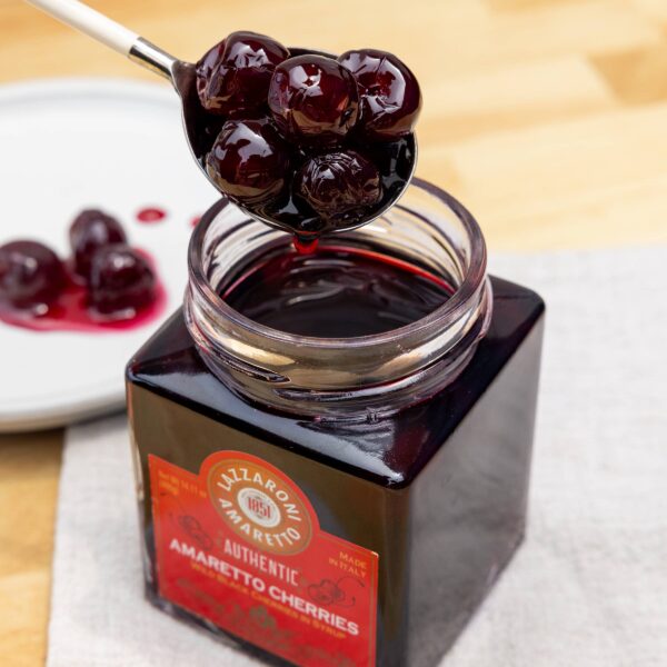 Amaretto Cherries by Lazzaroni - Image 2