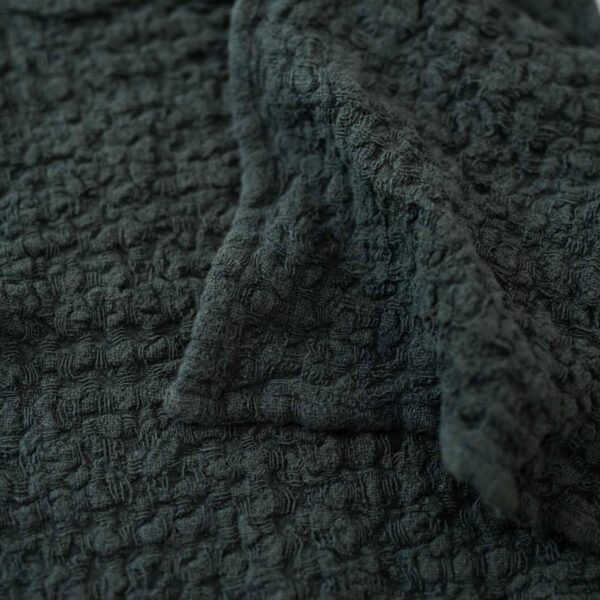 Linen Tales - Forest Green Linen Dishcloth Set of 2 - Image 4