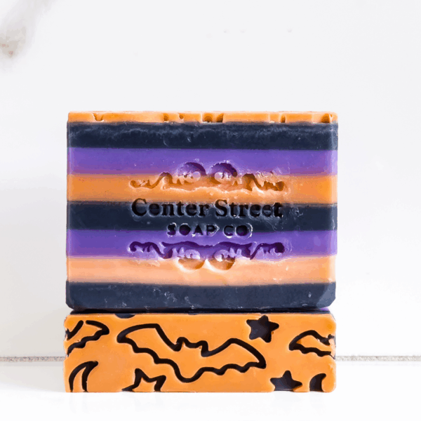Center Street Soap Co - Trick or Treat Cute Halloween Handmade Soap Bar - 4oz
