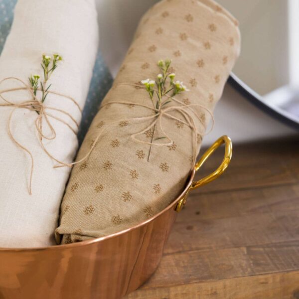 Galley and Fen - Umber Dobby Tablecloth - Image 2