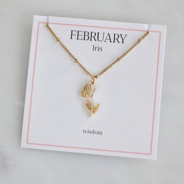 Birth Flower Necklaces - Waterproof: April - Daisy - Image 7
