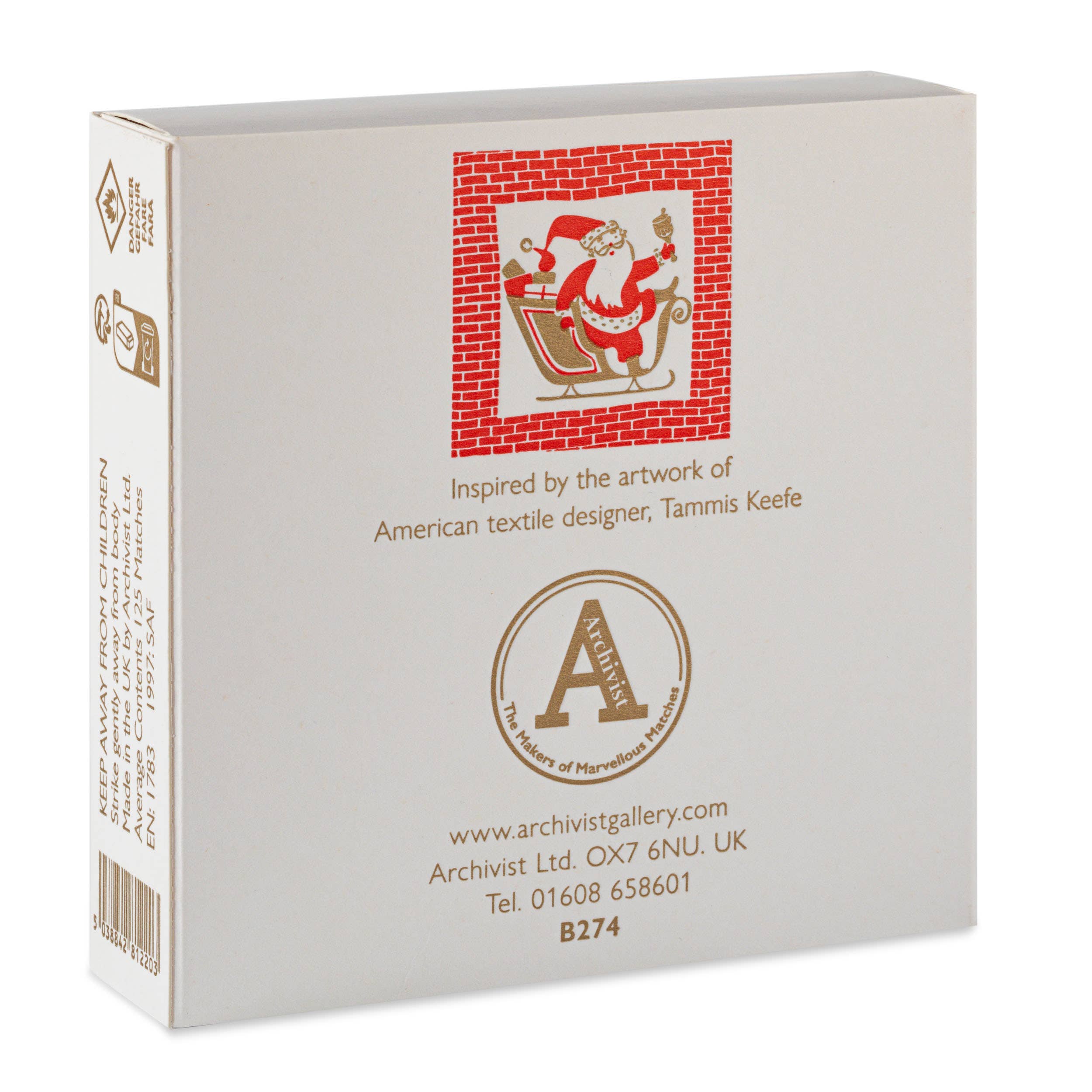 Archivist Gallery - Father Christmas | Square - Christmas Safety Matches🎄
