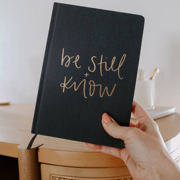 Be Still and Know Fabric Journal - Home Decor & Gifts - Image 7