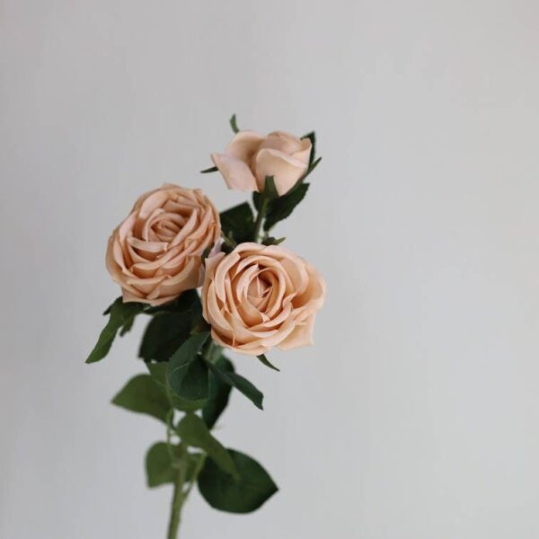 28.75"-Elegant Fall theme Real Touch Cabbage Rose : Dark Mocha - Image 5