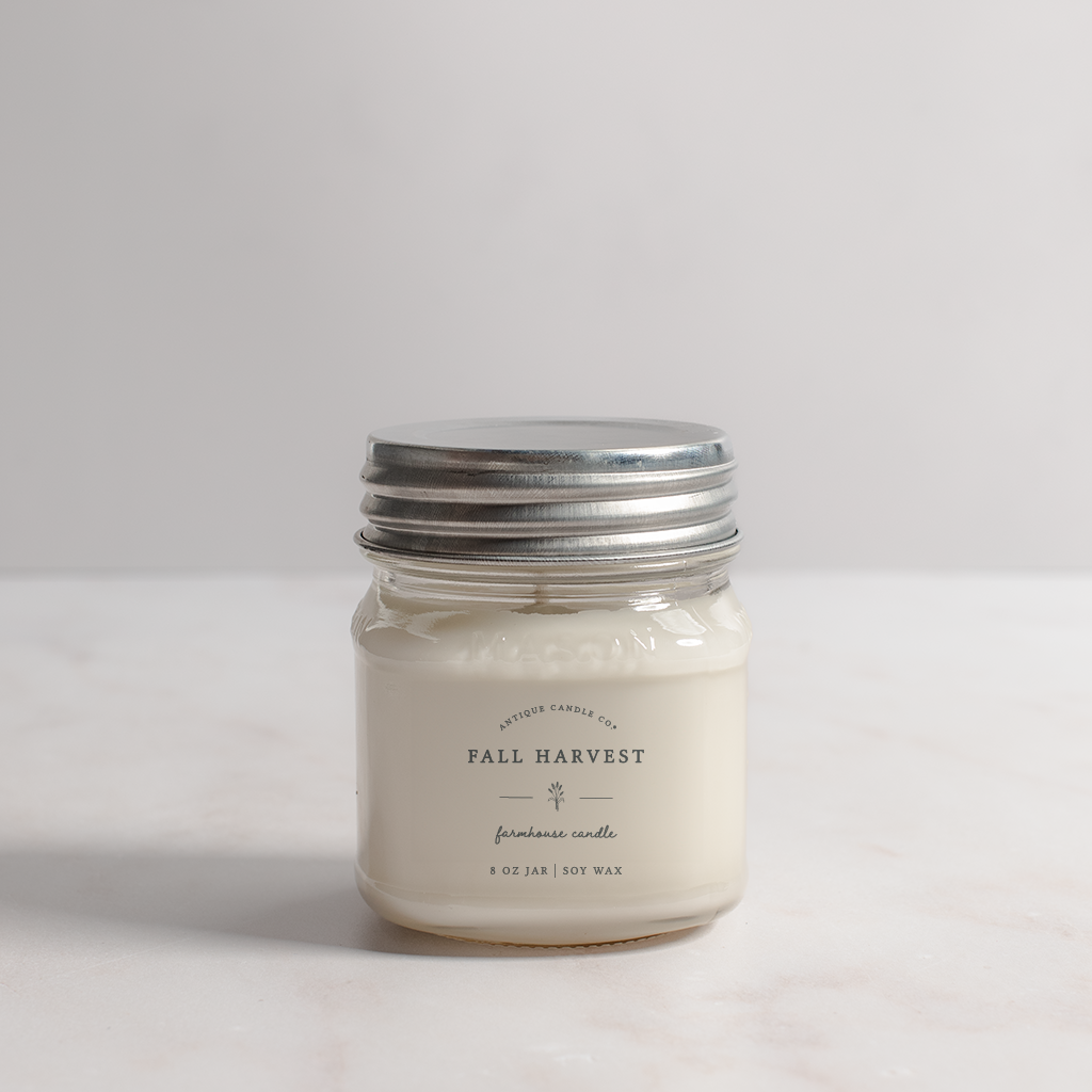 Antique Candle Co.® - Fall Harvest - Soy Wax Mason Jar Candle