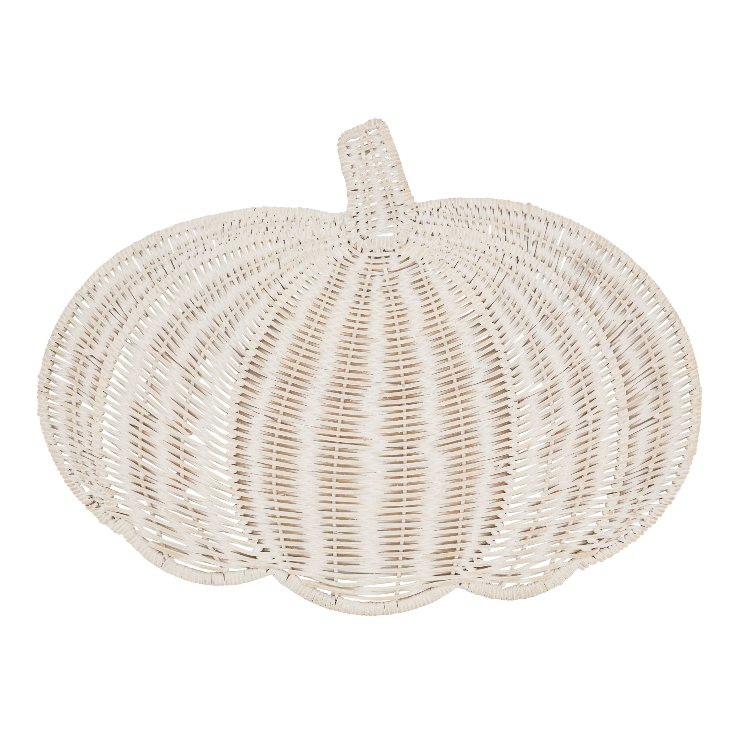Fall Harvest Rattan Pumpkin Placemat: Caramel, 13"x17" - Image 16