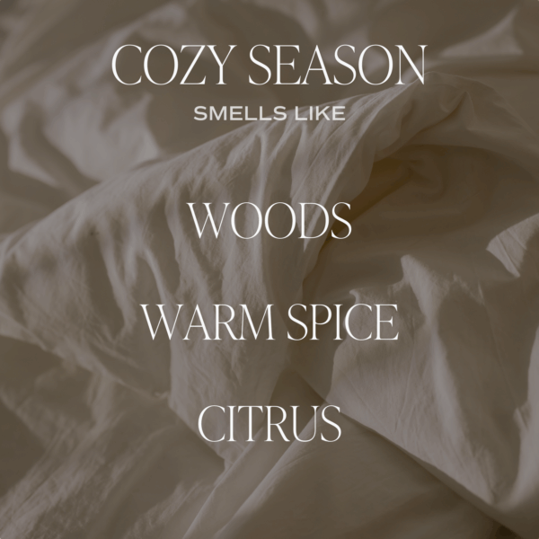 Cozy Season 11 oz Soy Candle, Fluted Ribbed Jar - Image 4