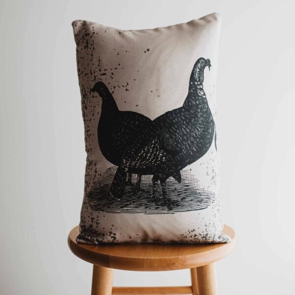 UniikPillows - Primitive Black Cat Lumbar Pillow Cover | 18x12 Halloween Décor | Fall Decor | Room Decor | Decorative Pillows | Gift for her | Sofa Pillows - Image 5