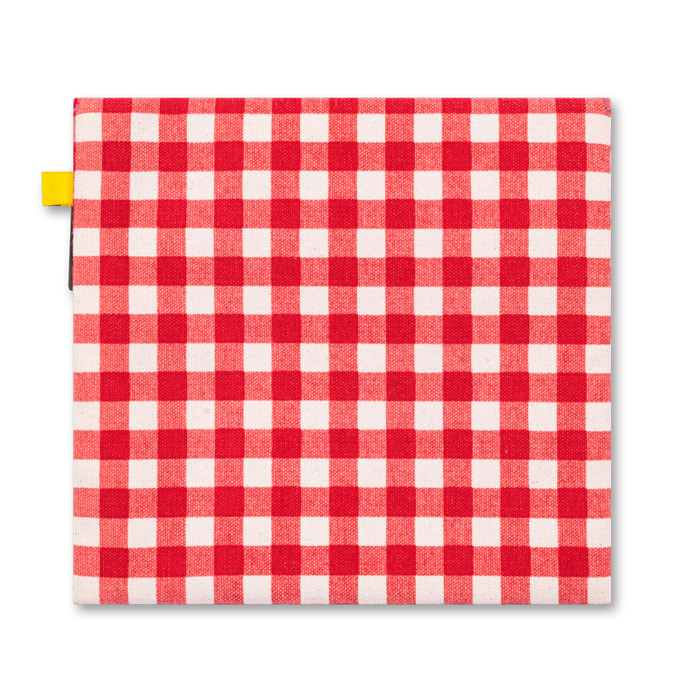 Fluf - Flip Snack Bag - Gingham Red - Image 3
