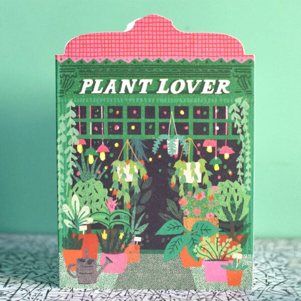 The Printed Peanut - Plant Lover Shop Die Cut Card - Image 2
