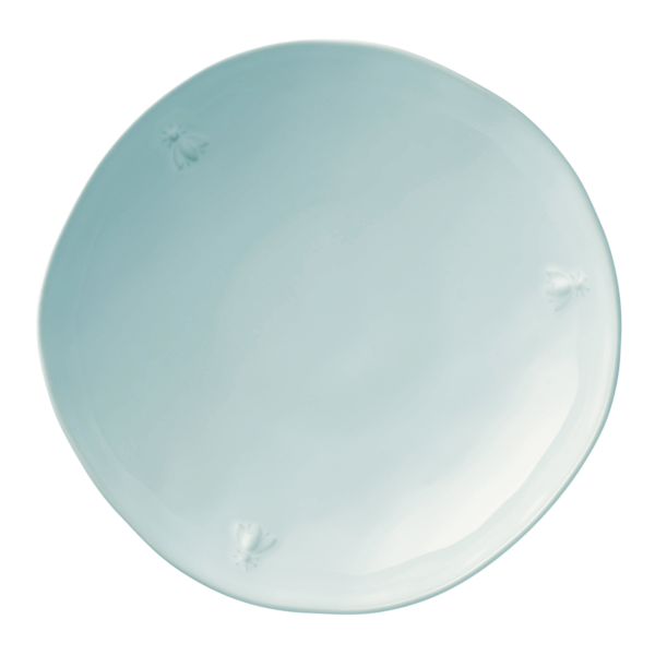 Bee Ceramic Pasta Plate Set- 4: Blue - Image 3