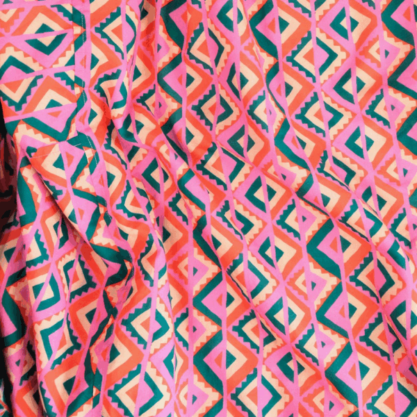 Handker Bandanas - Velvet Robe:  Reversible Cotton Duster - Winnie - Image 4