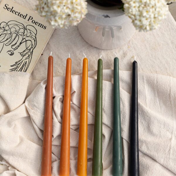 Cave Glow Studio - Dusk Beeswax Taper-Set of 3 - Image 2