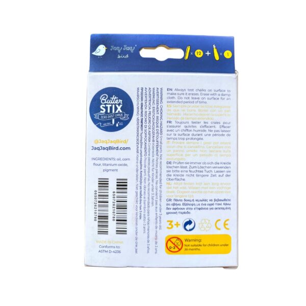 ButterStix® - Dustless Chalk Colors with Holder 12 pcs - Image 2