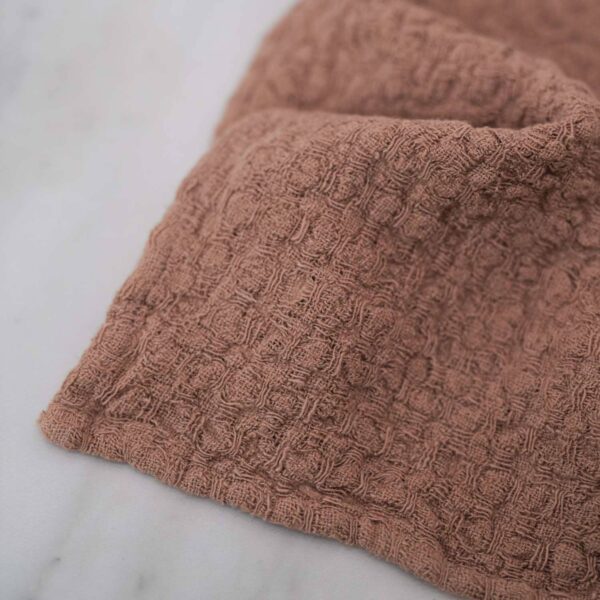 Linen Tales - Cafe Creme Linen Dishcloth Set of 2 - Image 4