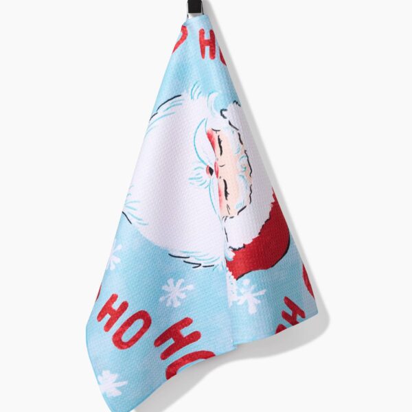 Merry Santa Claus Tea Towel - Image 3