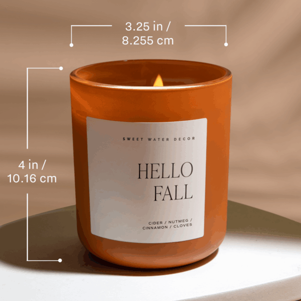 Pumpkin Pie 15 oz Soy Candle - Image 4