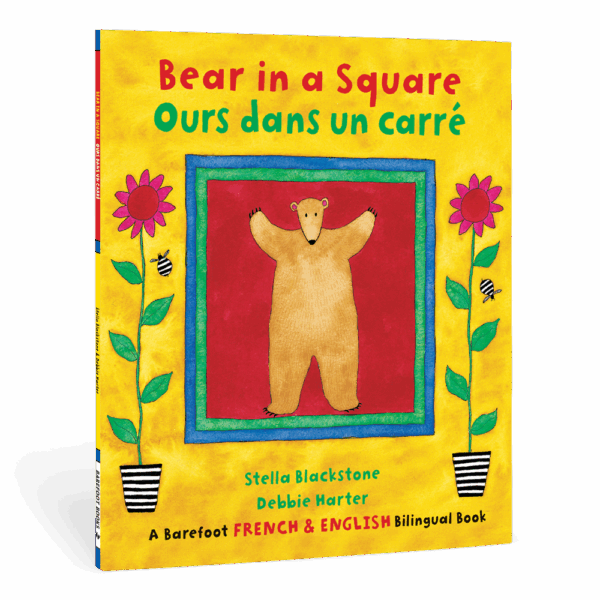 Barefoot Books - Bear in a Square / Ours dans un carré