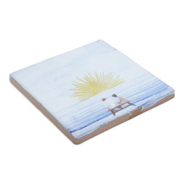 Watching the sunset together | StoryTiles art on tile: S - Image 3