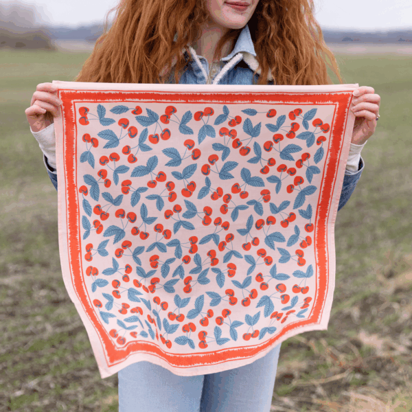 Handker Bandanas - No. 077 Cherry Bandana - Image 4