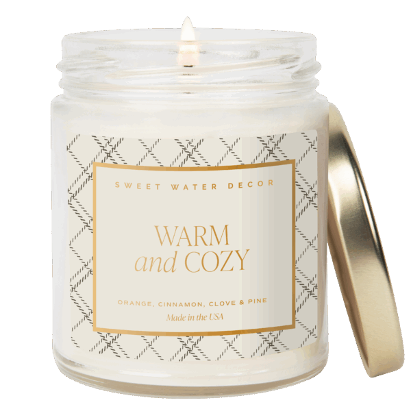 Warm and Cozy 9 oz Soy Candle - Image 7