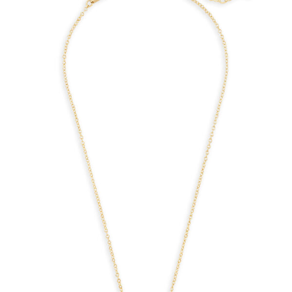 ELISA SHORT PENDANT NECKLACE GOLD IVORY MOTHER OF PEARL - Image 2