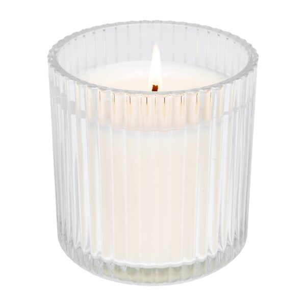 Cozy Season 11 oz Soy Candle, Fluted Ribbed Jar - Image 6