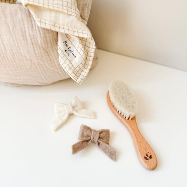 Felted Wool Bow Clips - Image 6
