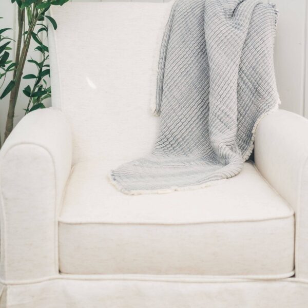 Crane Baby - Shoreline Stripe Blanket - Image 2