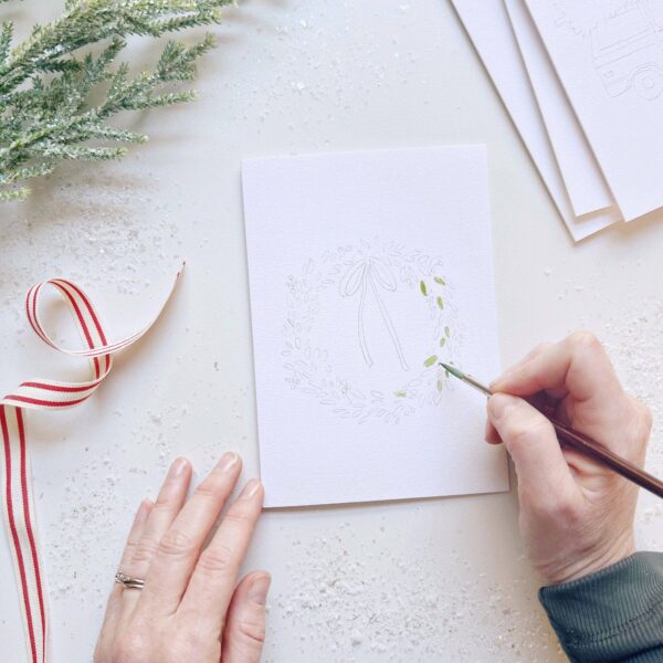 Christmas cheer paintable notecard - Image 5