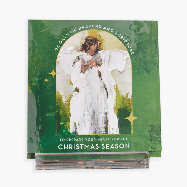 25 Days of Prayer and Scripture with Acrylic Stand