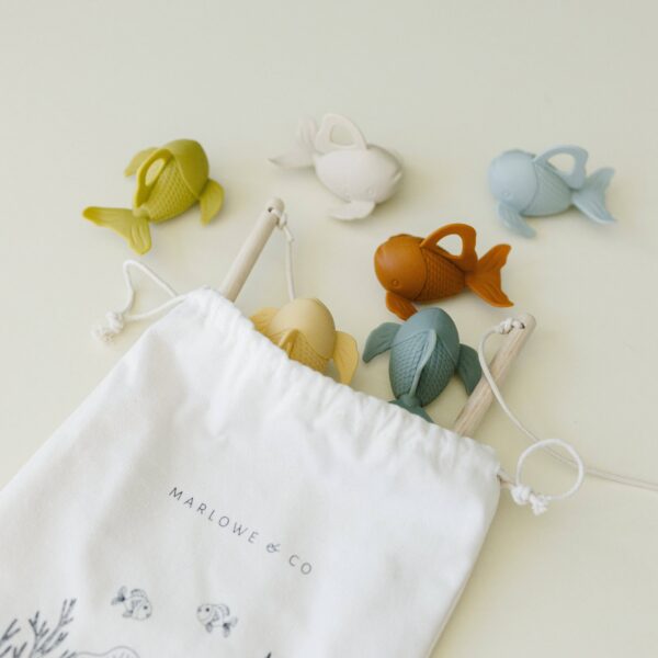 Silicone and Wood Fishing Play Set - Image 11