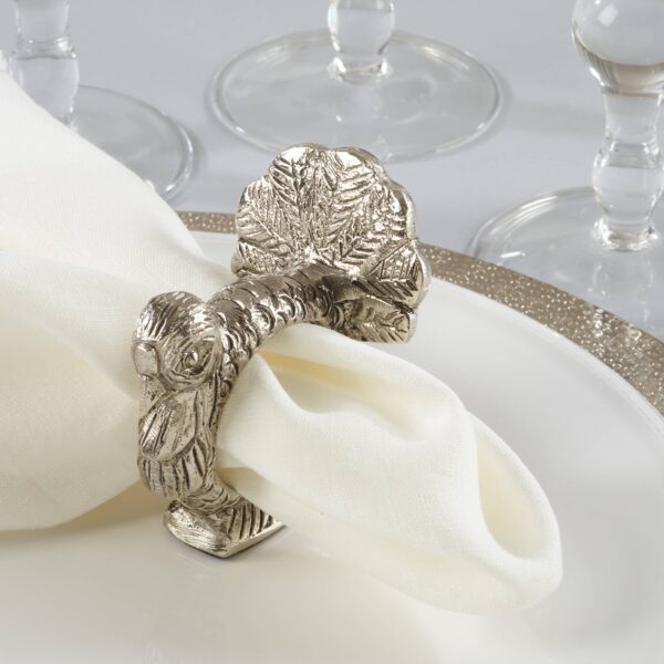 Turkey Napkin Ring: Silver - Image 2