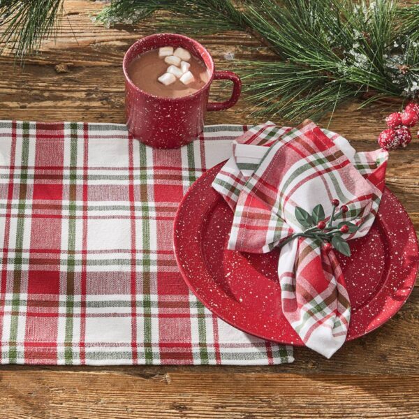Williamsburg Greenhow Farm Table Runner 36"L: White - Image 3