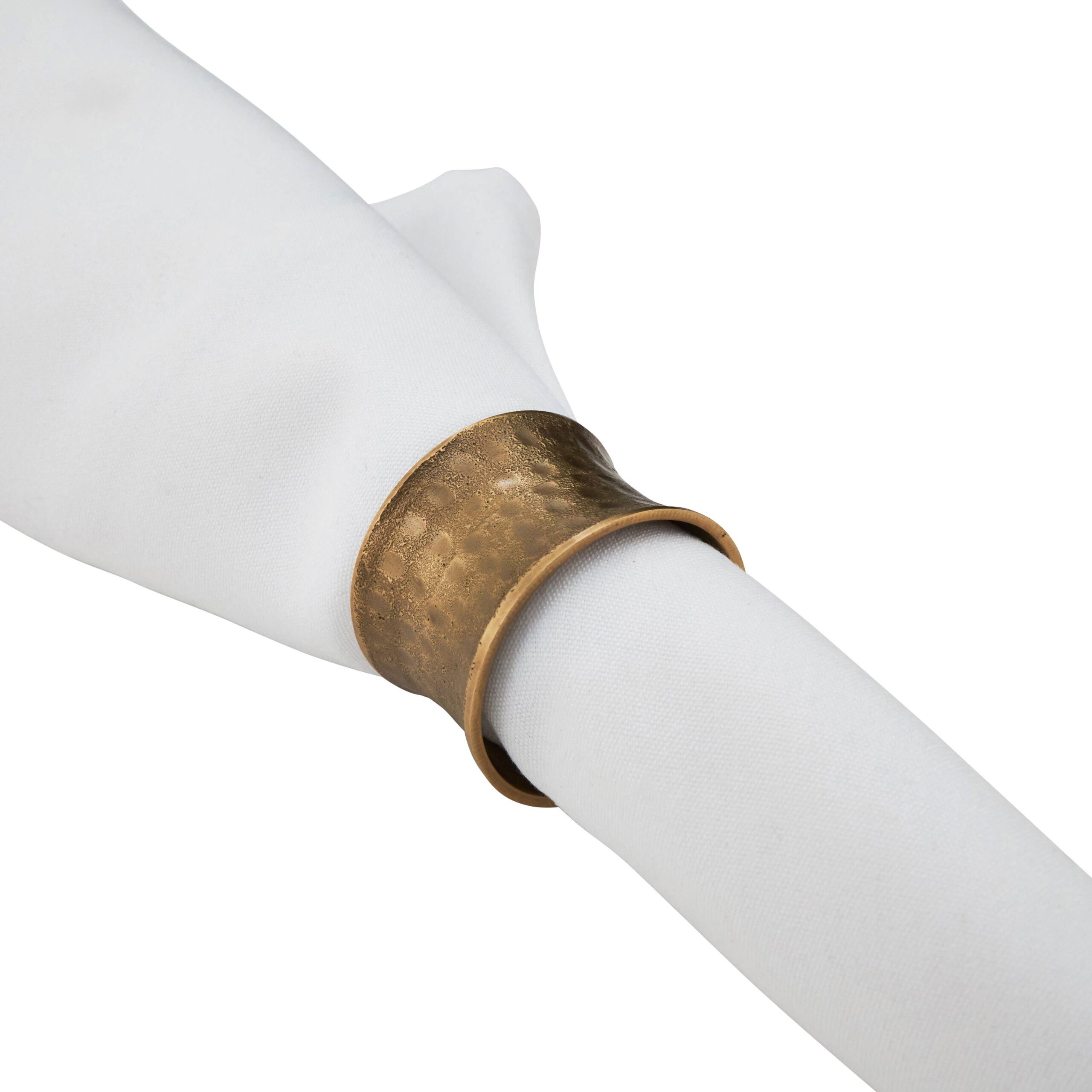 Hammered Napkin Ring: Dark Gold - Image 3
